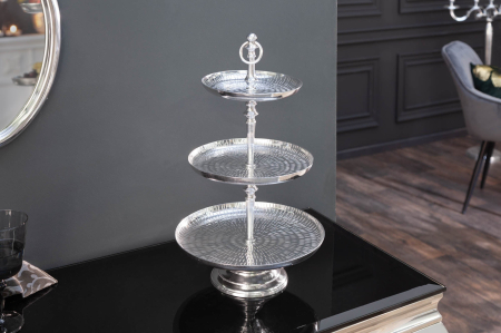 Etagere ORIENT 50 cm, 3 tăvi, argintiu [3]