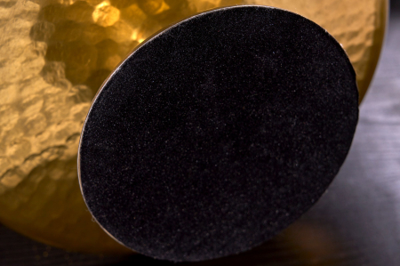 Etagere ORIENT 65 cm, 3 tăvi, cu efect de lovitură de ciocan, auriu [7]