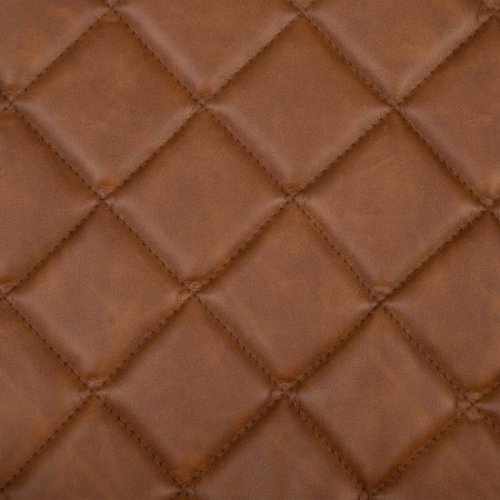 Fotoliu Retro cu tapițerie din piele 61 X 70 X 85 CM, maro deschis [8]