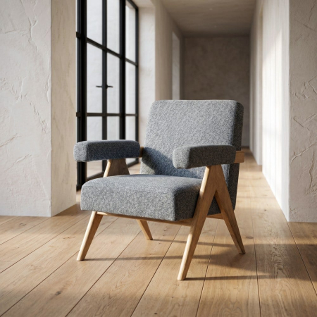 Scaune & fotolii - Fotoliu blue weave-wood room 74 x 76 x 85 cm
