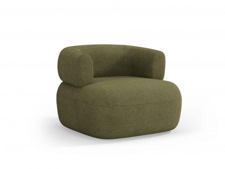 Fotoliu Jenny si tapiterie boucle, verde [1]