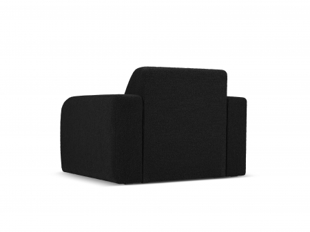 Fotoliu Molino cu tapiterie boucle, negru [1]