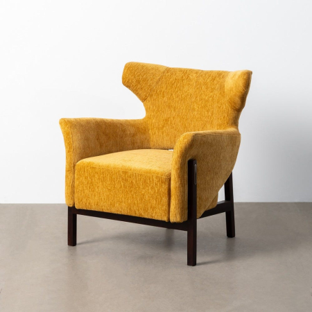 Scaune & fotolii - Fotoliu mustard weave-wood room 73 x 72 x 77 cm
