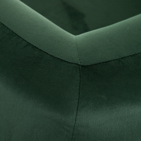 Fotoliu Relleno cu tapițerie din catifea și picioare din lemn de fag  81 X 73 X 70 CM, verde [5]