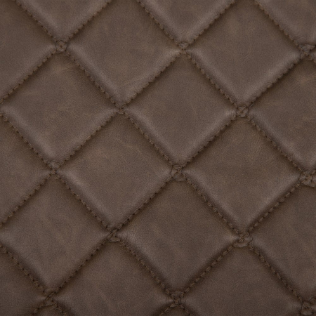 Fotoliu Retro cu tapițerie din piele 61 X 70 X 85 CM, maro închis [7]