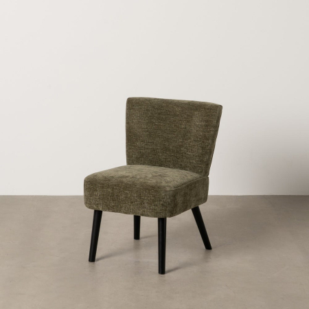 Scaune & fotolii - Fotoliu verde împletit din lemn room 55 x 63 x 76 cm