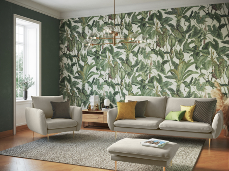 Fotoliu Vienna cu tapiterie din catifea [5]