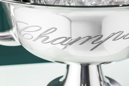 Găleată pentru șampanie CHAMPAGNE 40 cm aluminiu argintiu [3]
