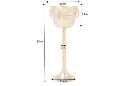 Găleată pentru șampanie CHAMPAGNE 80 cm auriu antic [7]
