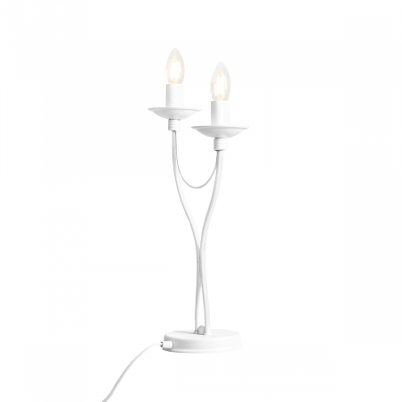 Iluminat - Lampă birou RÓŻA 2 WHITE