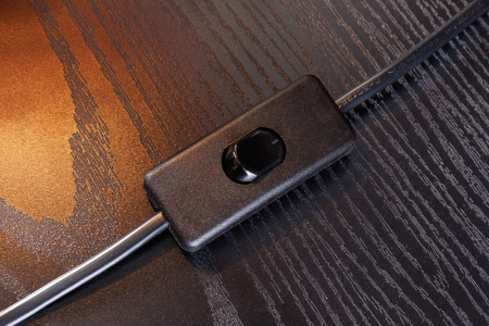 Lampă de masă ALVA 40cm, fier și lemn de salcâm natural [9]