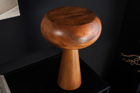 Lampă de masă ALVA 40cm, fier și lemn de salcâm natural [5]