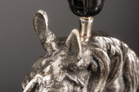 Lampă de masă CABALLO argintie fără abajur [7]