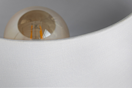 Lampă de masă CLASSIC 40cm din sticlă reciclată cu abajur alb   [7]