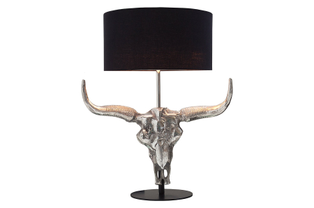Veioze - Lampă de masă EL TORO 70cm cu abajur negru