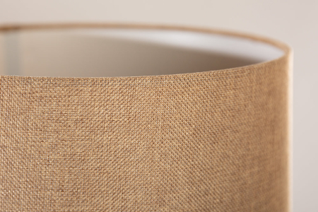 Lampă de masă HARMONY NATURE 50cm din lemn de tec cu abajur bej [4]