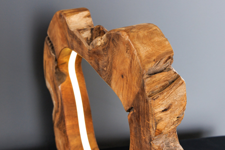 Lampă de masă natural, ORGANIC ARTWORK 45cm LED  [5]