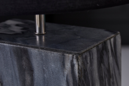 Lampă de masă NOBLE 35cm baza marmură neagră fără abajur [3]