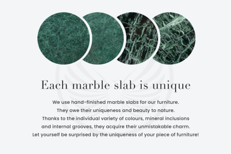 Lampă de masă NOBLE 35cm baza marmură verde fără abajur [7]