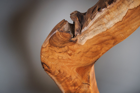 Lampă de masă ORGANIC ARTWORK 55cm, lemn de tec natural [7]