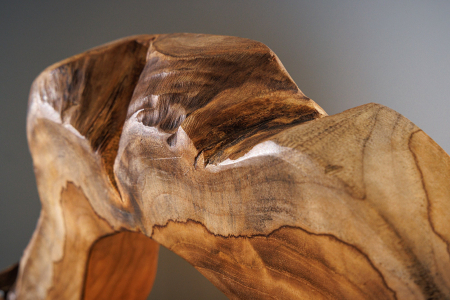 Lampă de masă ORGANIC ARTWORK 55cm, lemn de tec natural [6]