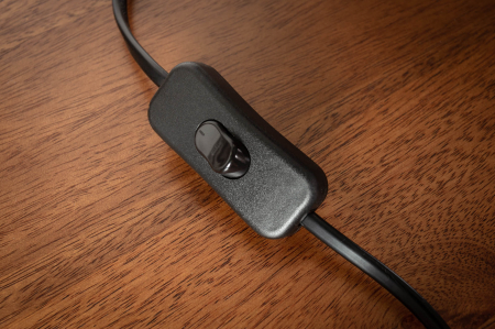 Lampă de masă PURE NATURE 45cml, din lemn reciclat cu abajur din bumbac maro [7]