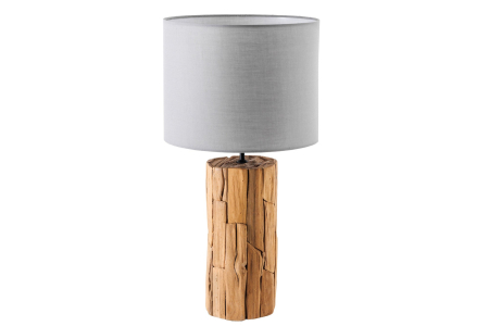 Iluminat - Lampă de masă ROOTS din lemn plutitor, fără abajur