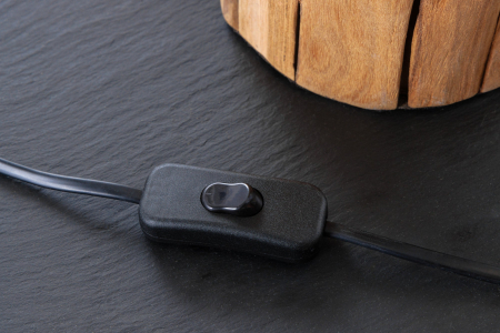 Lampă de masă ROOTS din lemn plutitor, fără abajur [4]