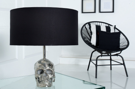 Lampă de masă SKULL 44cm cu abajur negru [4]