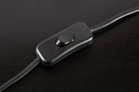 Lampă de masă SKULL 56cm argintie cu abajur din bumbac negru [10]