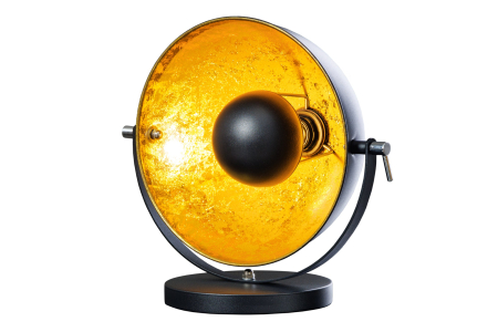 Iluminat - Lampă de masă STUDIO 40cm,  auriu si negru