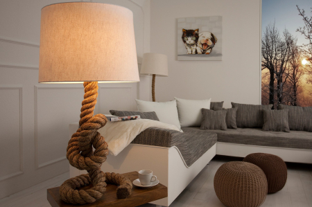 Lampă de podea SEVEN SEAS 80cm cu frânghie autentică [4]