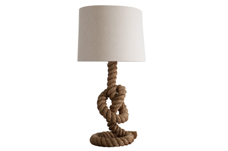 Veioze - Lampă de podea SEVEN SEAS 80cm cu frânghie autentică