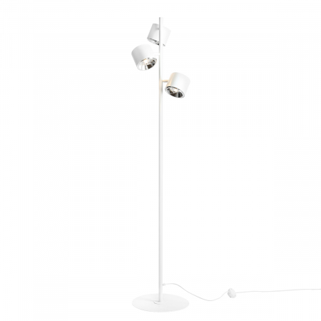 Lampadar din metal alb Bot, 165 cm