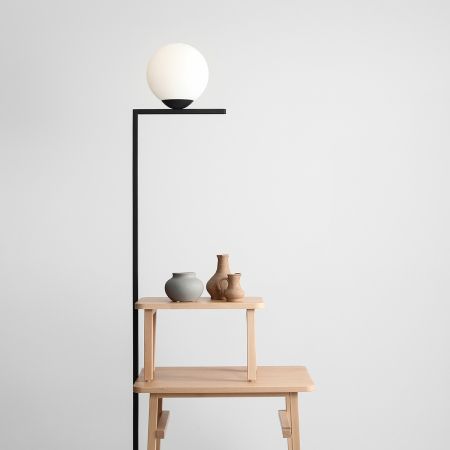Lampadar din metal negru Zac, 166 cm [1]