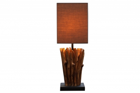 Iluminat - Veioză Euphoria din lemn maro, 45 cm