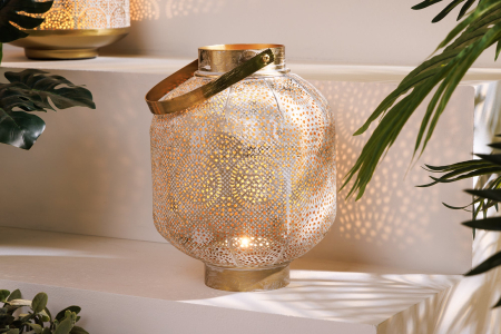 Lanterna ORIENT 25 cm auriu antic [3]