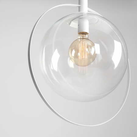 Lustră din metal alb Aura, 120 cm [3]