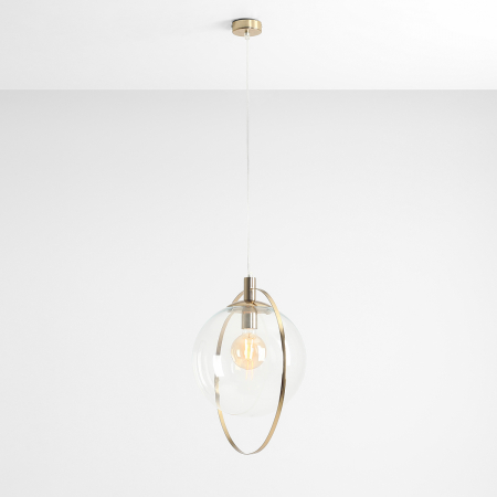 Lustră din metal auriu Aura, 120 cm [4]
