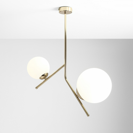 Lustră din metal aura Luna cu 2 becuri, 65 cm [5]