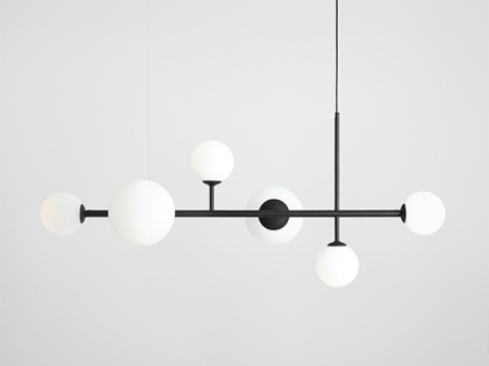 Lustră DIONE  6 becuri  BLACK [2]