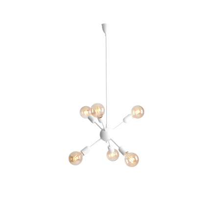Iluminat - Lustră EKO 6 WHITE