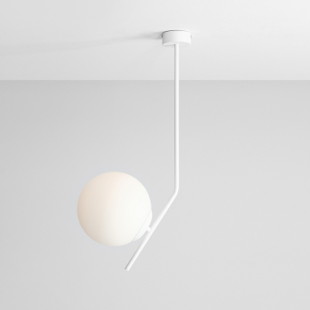Lustre - Lustră GALLIA 1 bec, alb