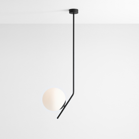 Lustre - Lustră GALLIA 1 bec, negru