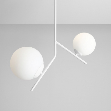 Lustre - Lustră GALLIA 2 becuri, alb