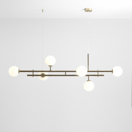 Lustre - Lustră HARMONY cu 6 becuri GOLD