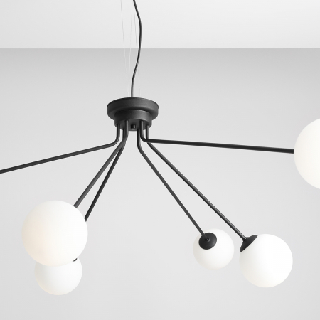 Lustră HOLM cu 10 becuri BLACK [4]