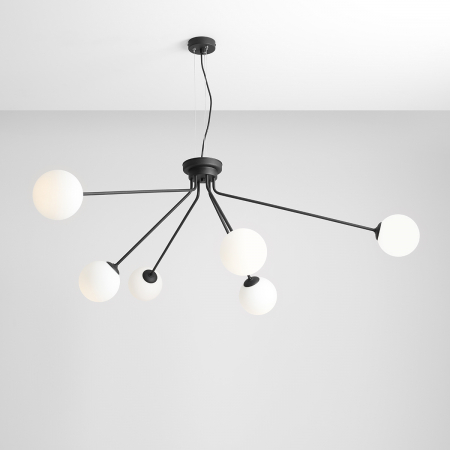 Lustră HOLM cu 10 becuri BLACK [5]