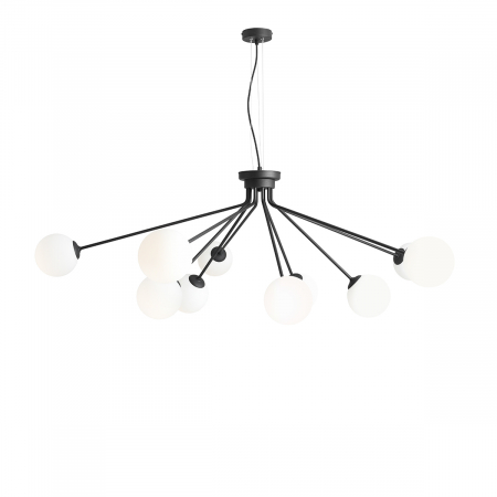 Lustră HOLM cu 10 becuri  BLACK [6]