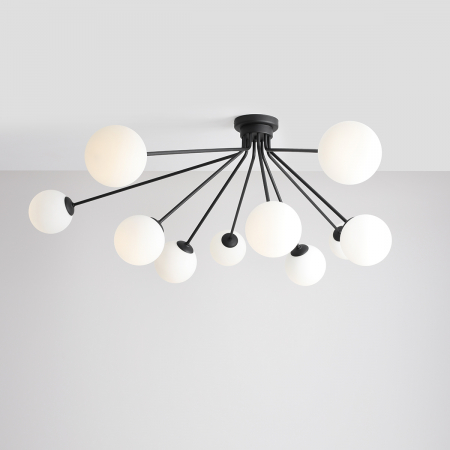 Lustră HOLM cu 10 becuri BLACK [4]